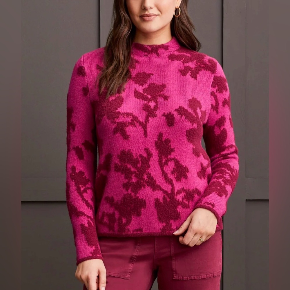Tribal | Fuzzy Mock Neck Sweater
